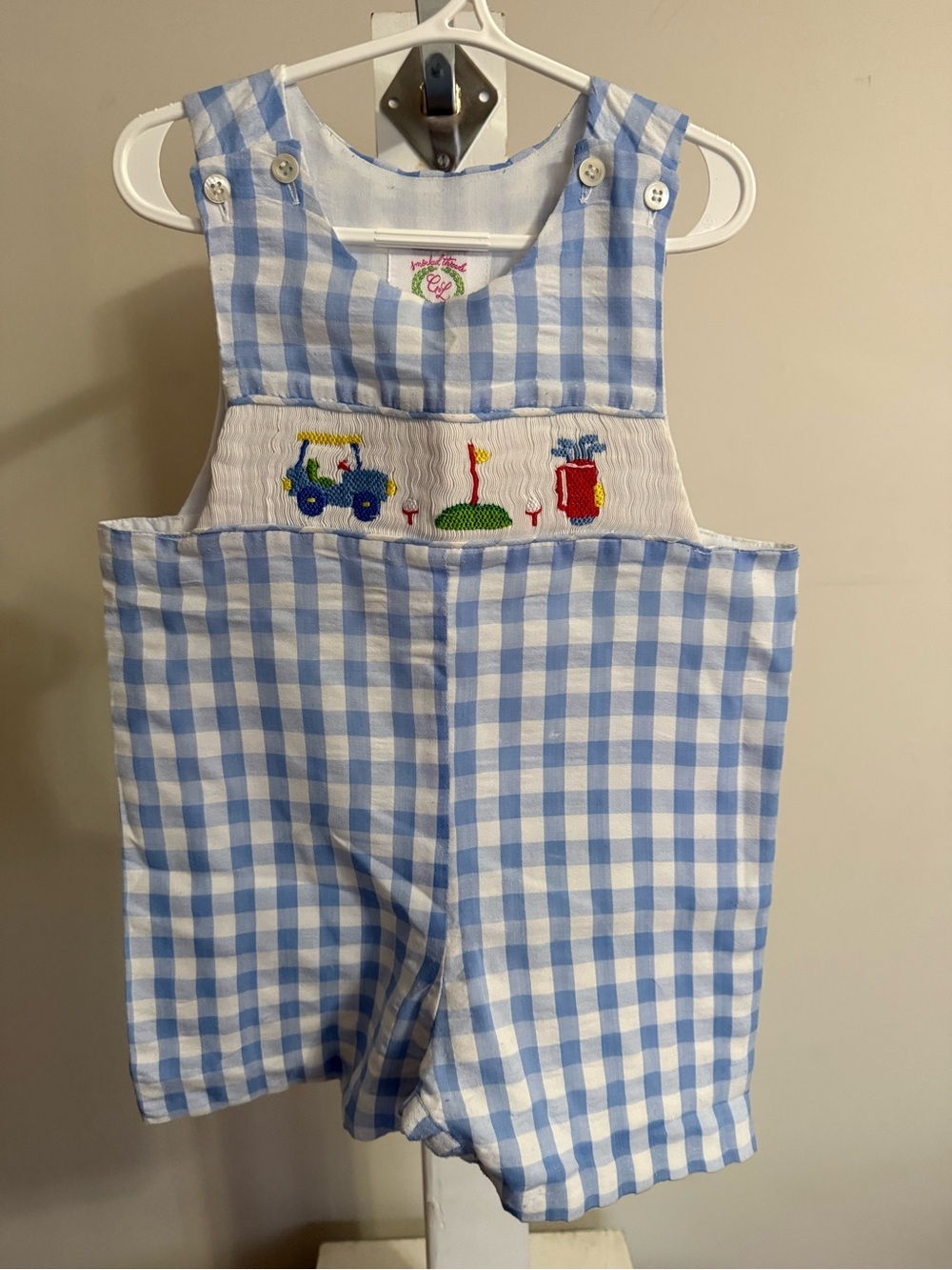 New Cecil & Lou  Smocked Golf Jon Jon